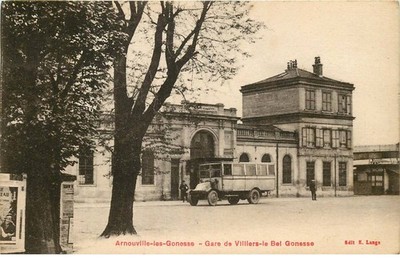 VAL D'OISE ARNOUVILLE LES GONESSES Bahnhof Villiers le bel / Gonesse