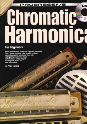 Chromatic Harmonica For Beginner | Peter Gelling | Progressive | Buch + CD