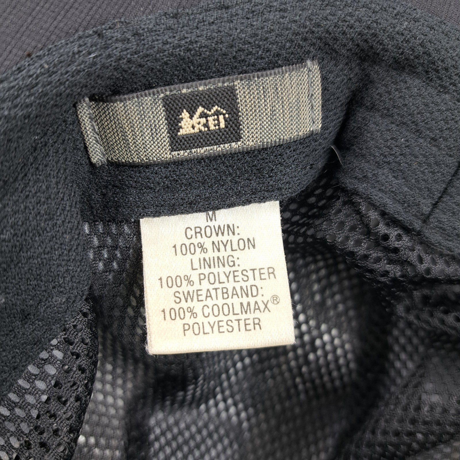 REI E1 Elements Hat Cap Bucket Hat Coolmax Black … - image 9