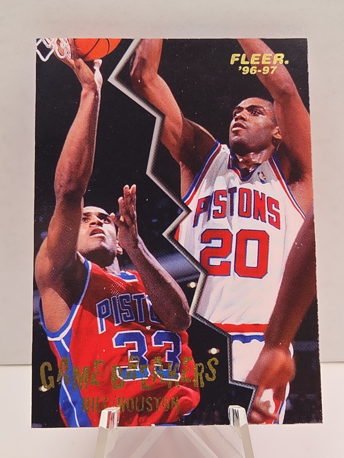 1996-97 Fleer - Game Breakers Grant Hill, Allan Houston #3