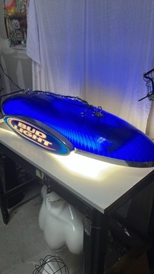 VTG BUD LIGHT Pool Table Hanging Light 50  Works Great Plug In