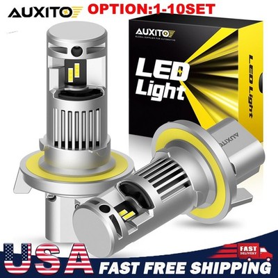 H13 9008 LED Headlight 6000K Super Bright Bulbs 40000LM White Hi-Lo Beam 2-20X