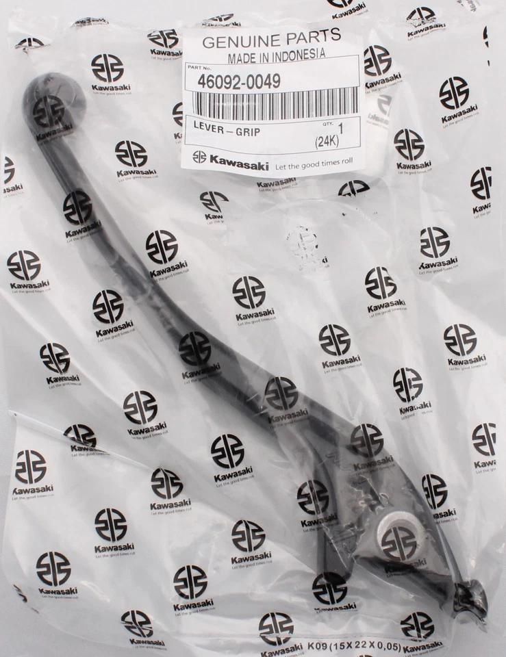 Levier de Frein Noir Original pour Kawasaki Ninja 125 250 # 15-22 # 46092-0049 - Photo 4/4