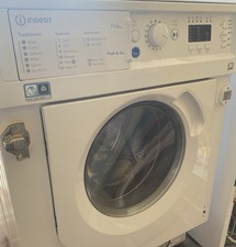 Indesit BIWDIL75125UK Washer Dryer Integrated 7kg Wash 5kg Dry 