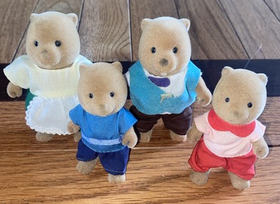 Maple Town Bucky Beaver's Family Vintage Rare Tonka sylvanian calico critter