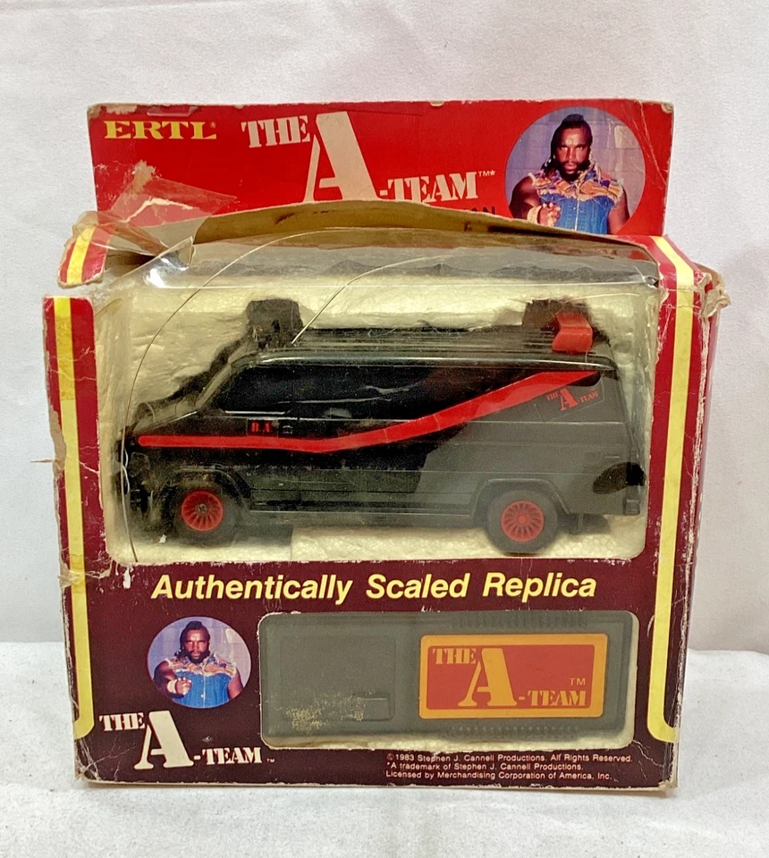 1983 ERTL Vintage A-Team Van GMC Radio Remote Control Boxed Complete FREESHIP - Image 3 of 4