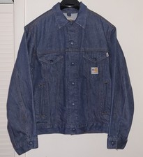 Carhartt FR Industrial Electrical Denim Jacket Med Tyndale HRC2 Flame Resistant