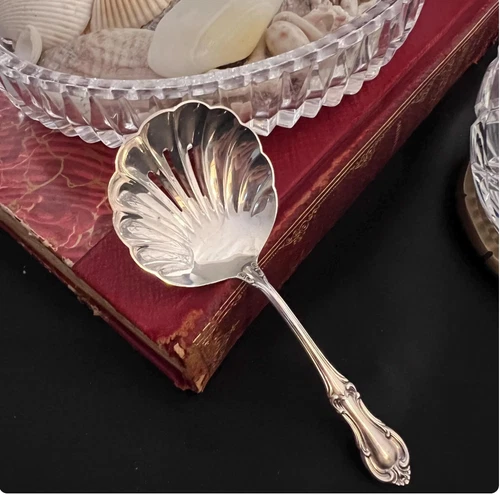 Joan of Arc Bonbon Spoon Server Sterling Silver by International Silver  4.5"