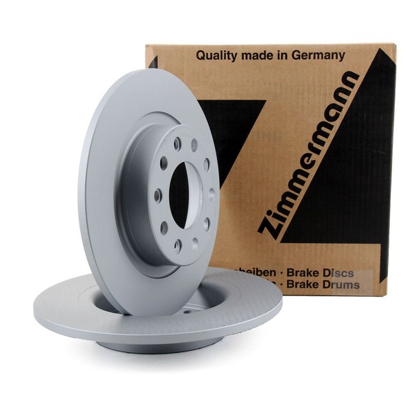 Zimmermann Bremsscheiben Satz Ø 264Mm FüR Alfa Romeo Giulietta (940) Hinten-image