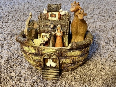 Vintage Noah s Ark Resin Figure Delton Products Corporation