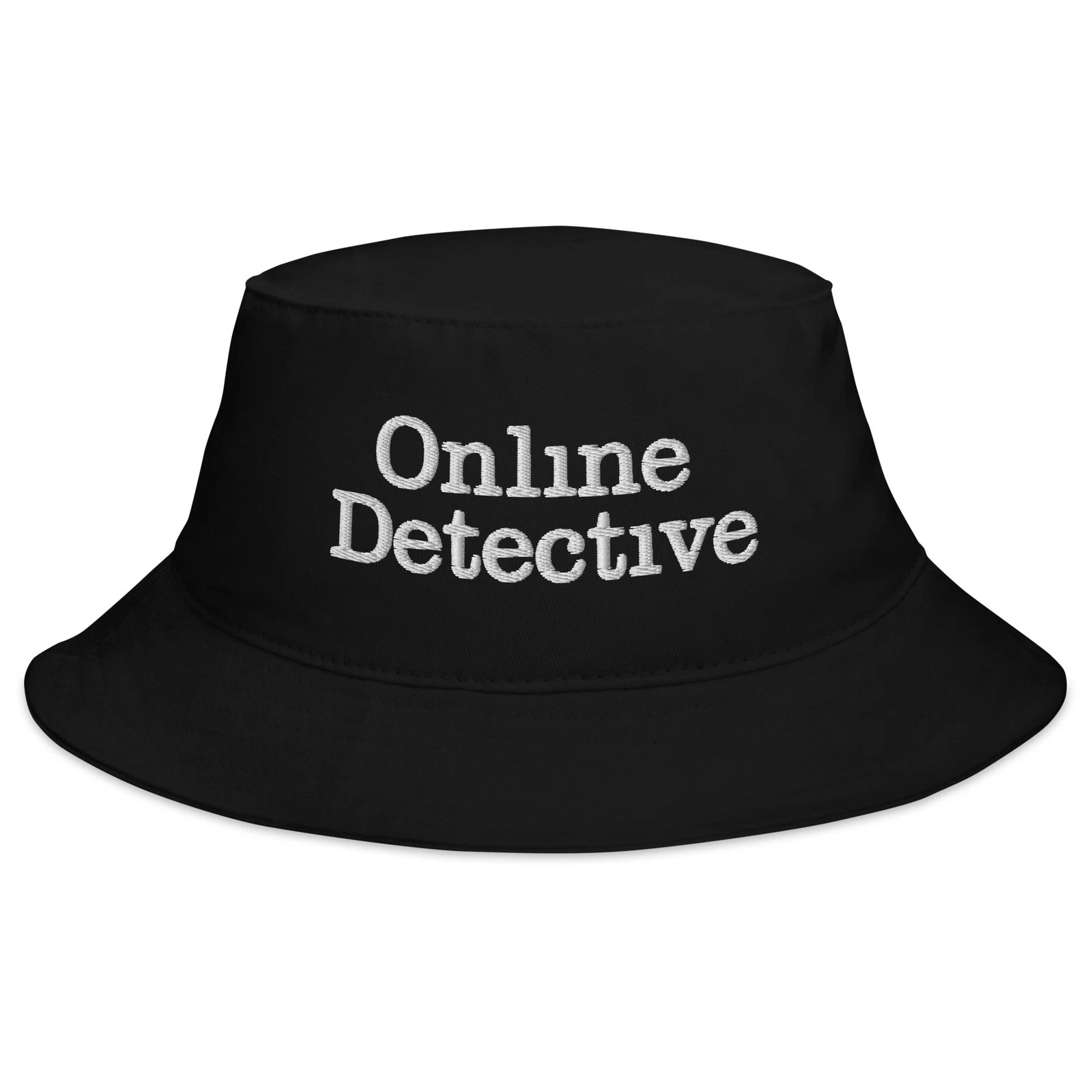 Online Detective True Crime Bucket Hat Horror Style Murder Mystery