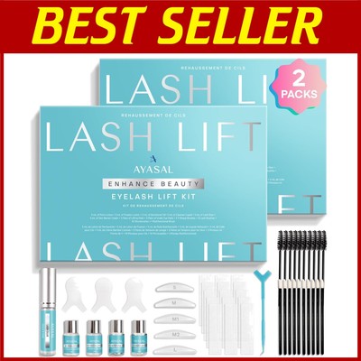 Salon-Quality Lash Lamination Kit: 2-Pack for Self Lifting