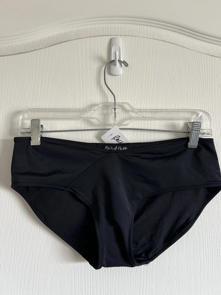 Nuevo con etiquetas Rachel Pally Talla Mediana Roatán Bikini Parte Inferior de Natación Negro NUEVO Foto 2 de 4