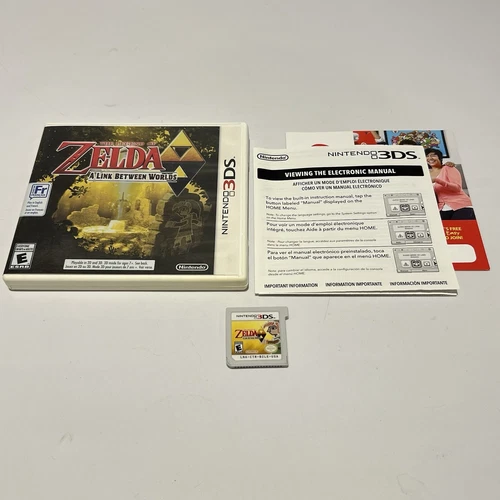 The Legend of Zelda: A Link Between Worlds (Nintendo 3DS, 2013) CIB Complete
