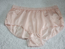 VINTAGE PAM UNDIES BY CLAXTON PINK NYLON  LACE PANTIES SIZE 7 NWOTS USA MADE
