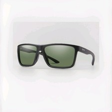 Smith Riptide Sunglasses Matte Black Gray Green Lenses Authentic