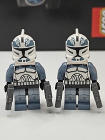 2x Star Wars Wolfpack Clone Trooper, 104th Battalion Phase 1 Custom Lego Minifig