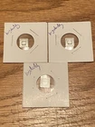 (3) Geiger 1 Gram Silver Square Bar .999 Fine Silver Germany (2 Bars Sequential)