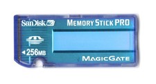 SanDisk Memory Stick Pro Magic Gate 256MB SDMSV-256 Genuine Camera Memory Card