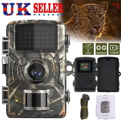 Wildlife Trail Camera 1080P Game Night Vision Outdoor Motion Hunting Camera New - Image 1 of 4
