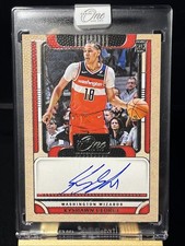 KYSHAWN GEORGE 2024-25 PANINI ONE AND ONE ROOKIE WIZARDS RC AUTO # 61/99
