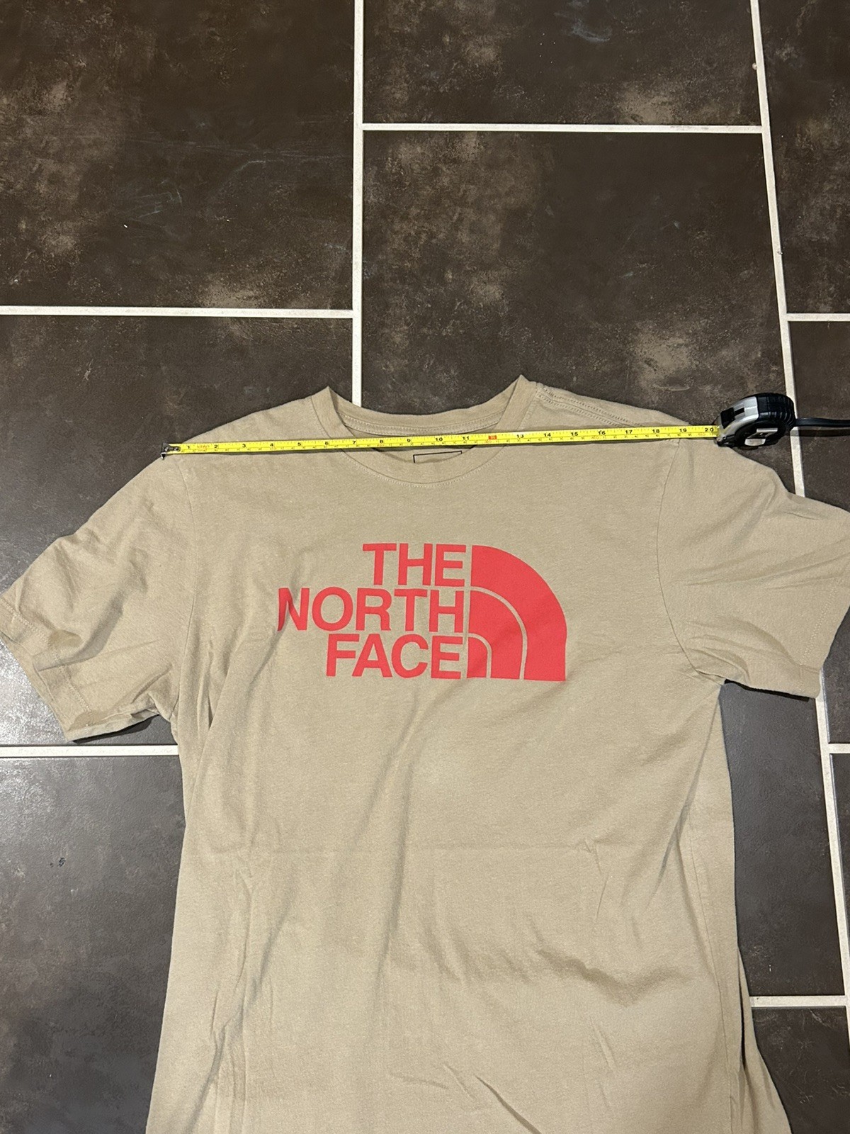 The North Face Mens Large Brown Circular Design Short Sleeve T Shirt  thumbnail 4
