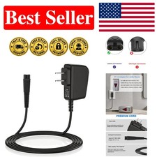 5V 1A Andis Shaver Charger with 2-Prong Connector - Short Circuit Protection