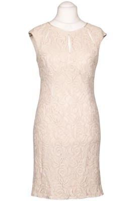 wallis Kleid Damen Dress Damenkleid Gr. EU 42 Baumwolle Beige #t7bj247