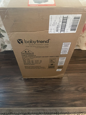 Baby Trend EZ-Lift  PLUS Infant Car Seat with Cozy Cover, Liberty Grey