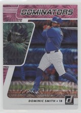 2021 Panini Donruss Dominators Pink Fireworks Dominic Smith #DOM11 0q3