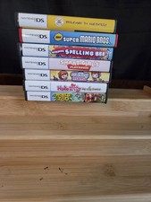 Nintendo DS Empty Game Cases No Games Included Lot of 7 / Manuals / Mario
