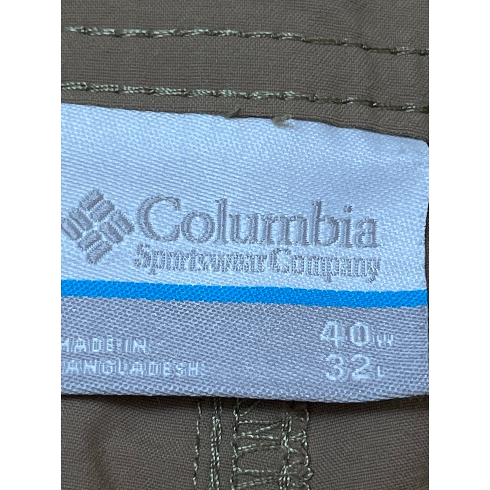 Columbia Men's Smith Creek Convertible Hiking Athleisure Pants Khaki 40x32 thumbnail 3