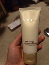 Su:m37 Time Energy Fresh Cleansing Foam 100ml-NWOB