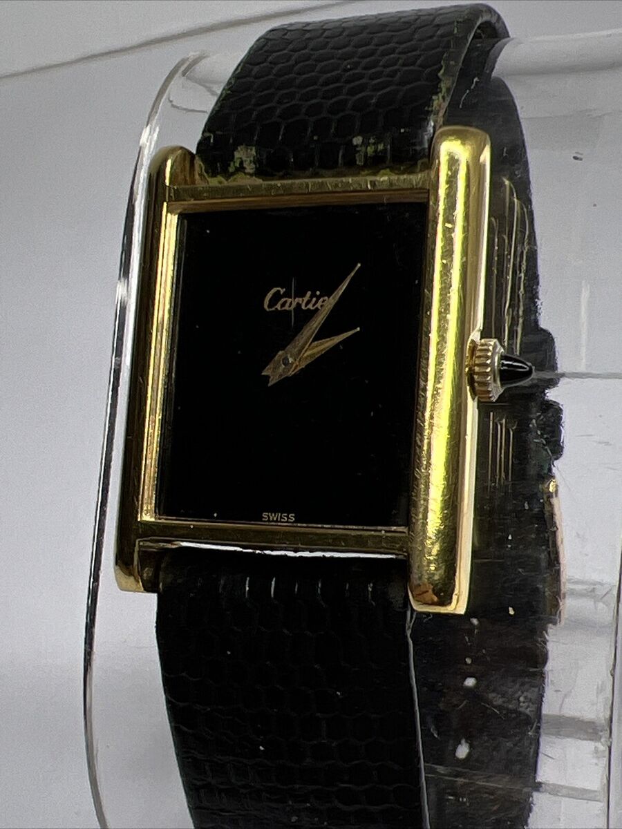Cartier Tank Vintage 18k Gold Electroplated Manual Wind Cartier Tank Vintage 18k Gold Electroplated Manual Wind
