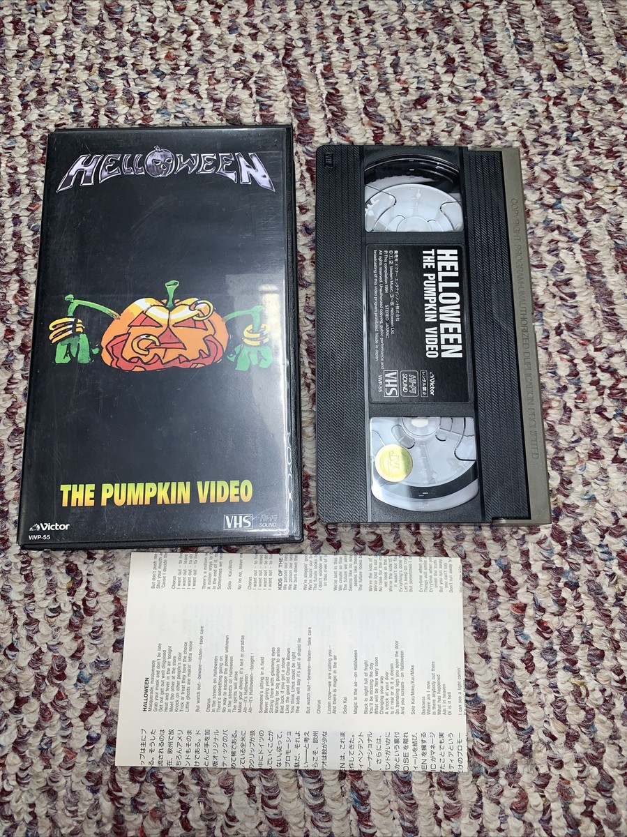Helloween THE PUMPKIN VIDEO VHS Japan Import 1994 Metal Victor