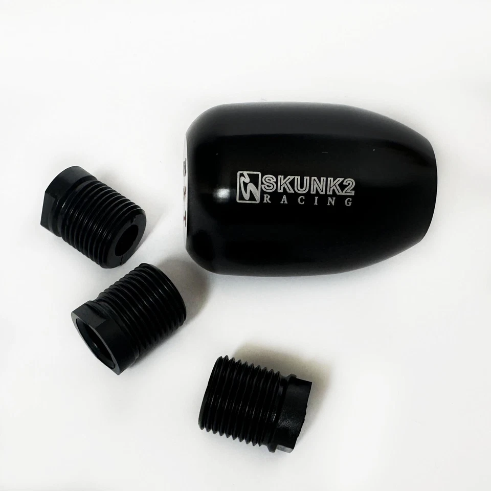Skunk2 Titanium BLK Billet Weighted Shift Knob 10x1.5mm 5-Speed for Honda Acura - Изображение 2 из 4