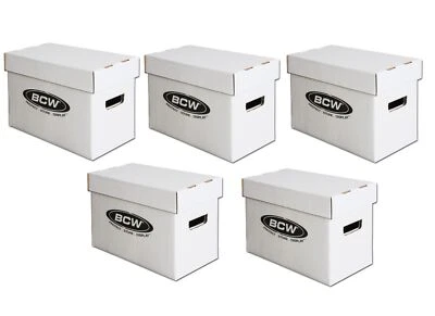 BCW Magazine | Document |Golden Age Size | Comic Book Storage Box - 5 Pack