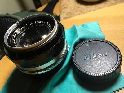 ニコン Nikon NIKKOR-S Auto 50mm F1.4 単焦点レンズ Nikon Nikkor-S Auto 50mm F1.4 lens for Nikon F camera | eBay