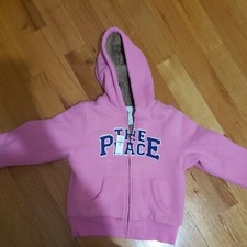 SALE Children place Girls pink hoodie jacket very warm and cozy size 14-16