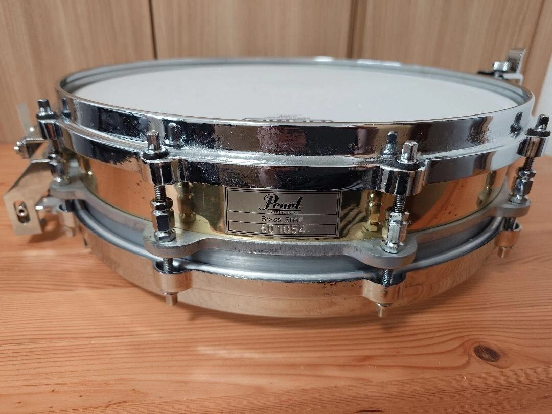 PEARL Free Floating Piccolo Brass Shell Snare Drum 14×3.5 from JAPAN