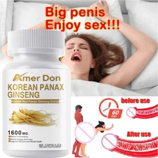 Korean Red Panax Ginseng extrad 1600mg 60 Capseles - High Strength Ginsenoside