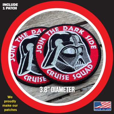 Join The Dark Side Embroidered Patch For Starwars lovers | eBay