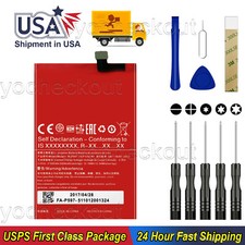 For 1 OnePlus 2 A2001 A2003 A2005 Replacement Battery BLP597 Tools