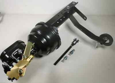#ad Firewall Mount Power Brake Pedal 7quot; Dual Booster Master Cylinder Disc Drum Kit $189.05