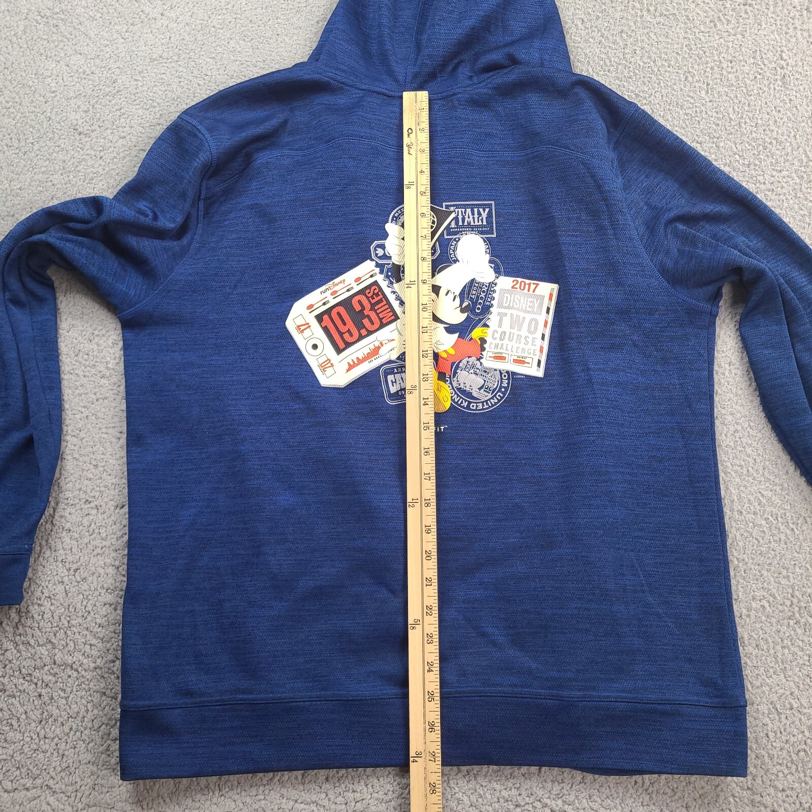 Disney Run Champion Performance Jacket Hoodie XL … - image 15