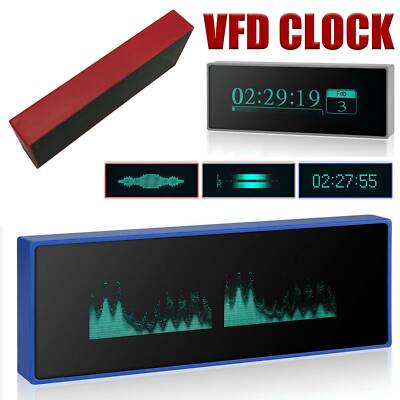  Audio VFD Clock Music Spectrum Display Sound Level Indicator Dot Matrix MIC