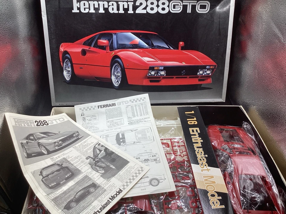 FUJIMI MONKEI SCATOLA MONTAGGIO FERRARI 288 GTO SCALA 1/16 COMPLETA  - Immagine 3 di 4