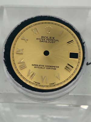 Genuine Rolex Datejust 31mm champagne Gold Roman 68243 78243 178273