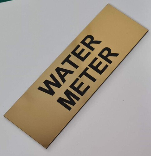 Water Meter Sign Plaque Cupboard Utility Room Shed - Picture 52 of 230