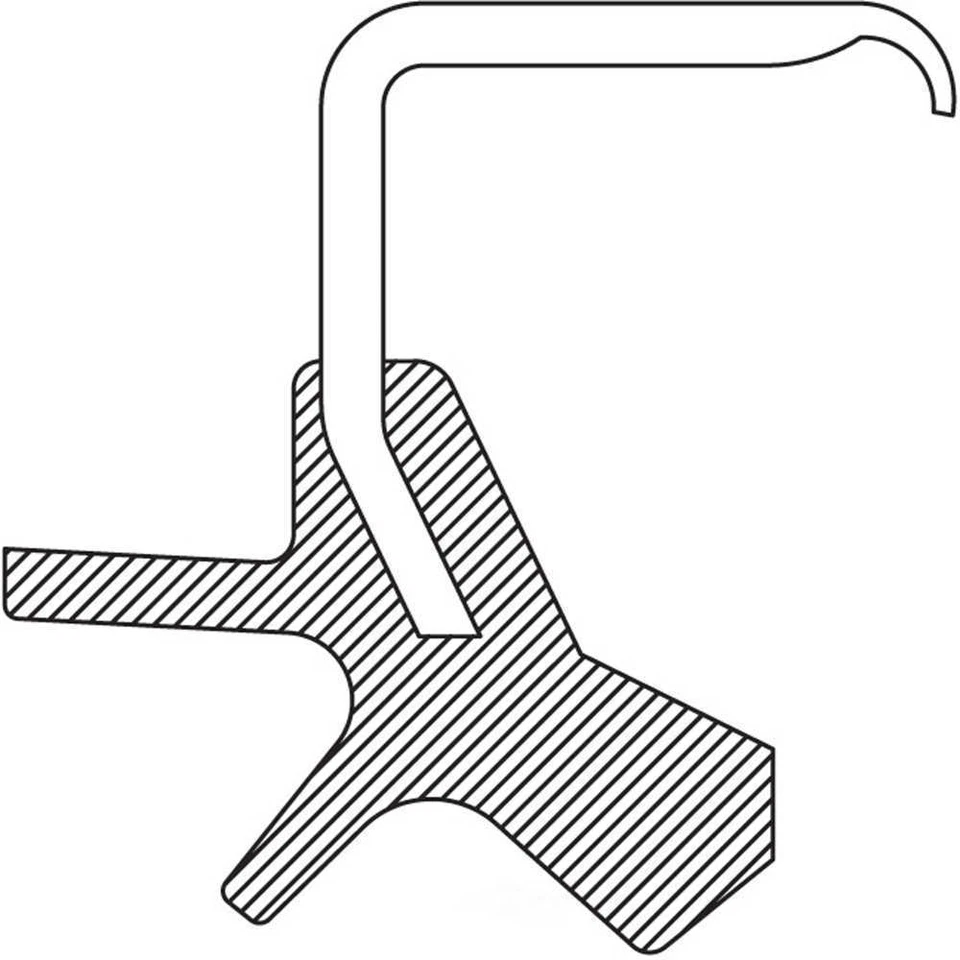Axle Shaft Seal fits 1983-2006 Mitsubishi Montero Mighty Max Montero Sport  NATI - Image 2 of 2